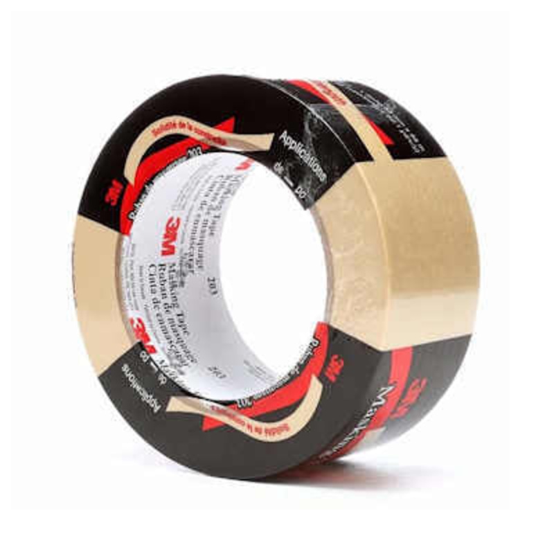 3M 203 General Purpose Masking tape – 1-1/2 x 60yards – Case SKU – 24 rolls/case