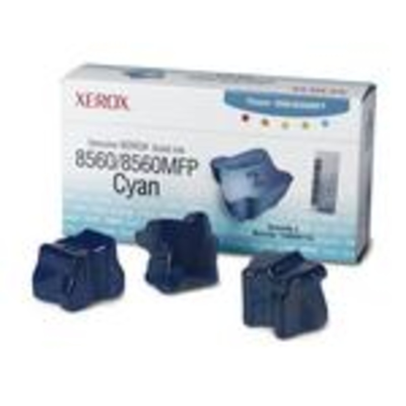 Xerox 8560/8560MFP Cyan Stick, 3/pk