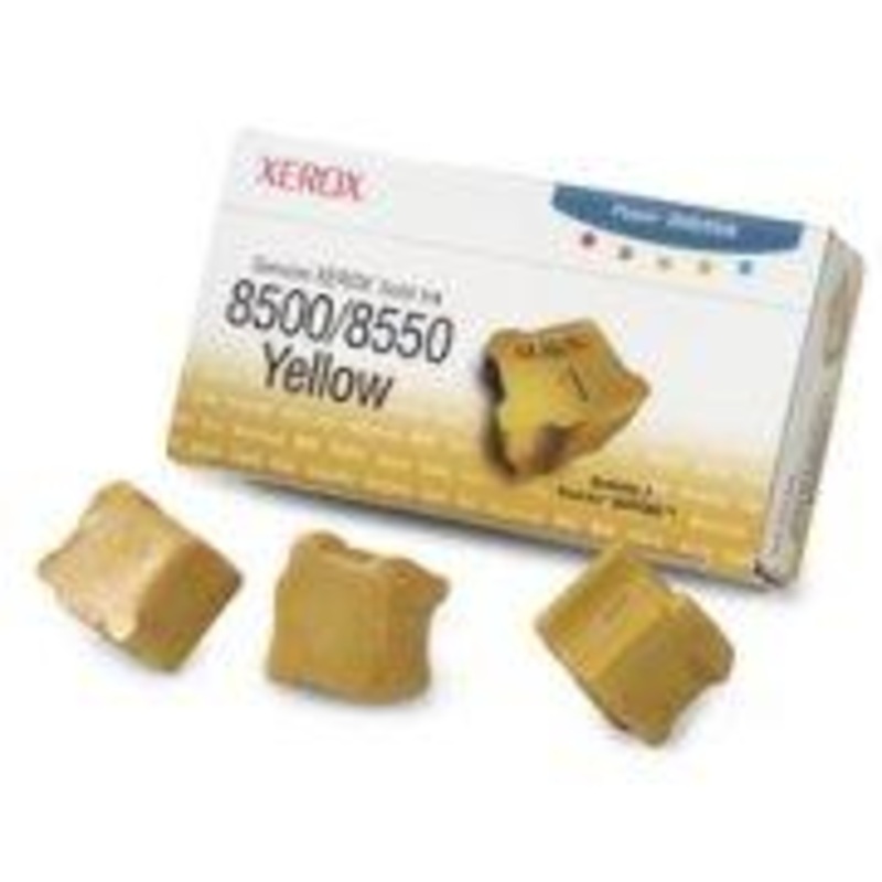 Xerox Phaser 8500/8550 Yellow Sticks, 3/pk