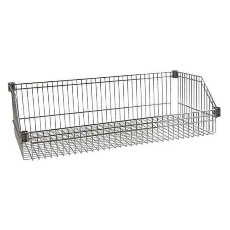 Kleton Wire Basket Shelf 48w x 18D Chrome RN550