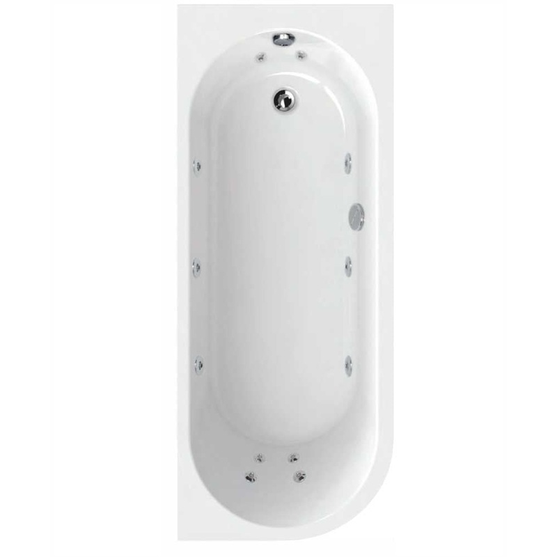ARC Single Ended Right Hand 12 Jet Whirlpool Bath & Panel
