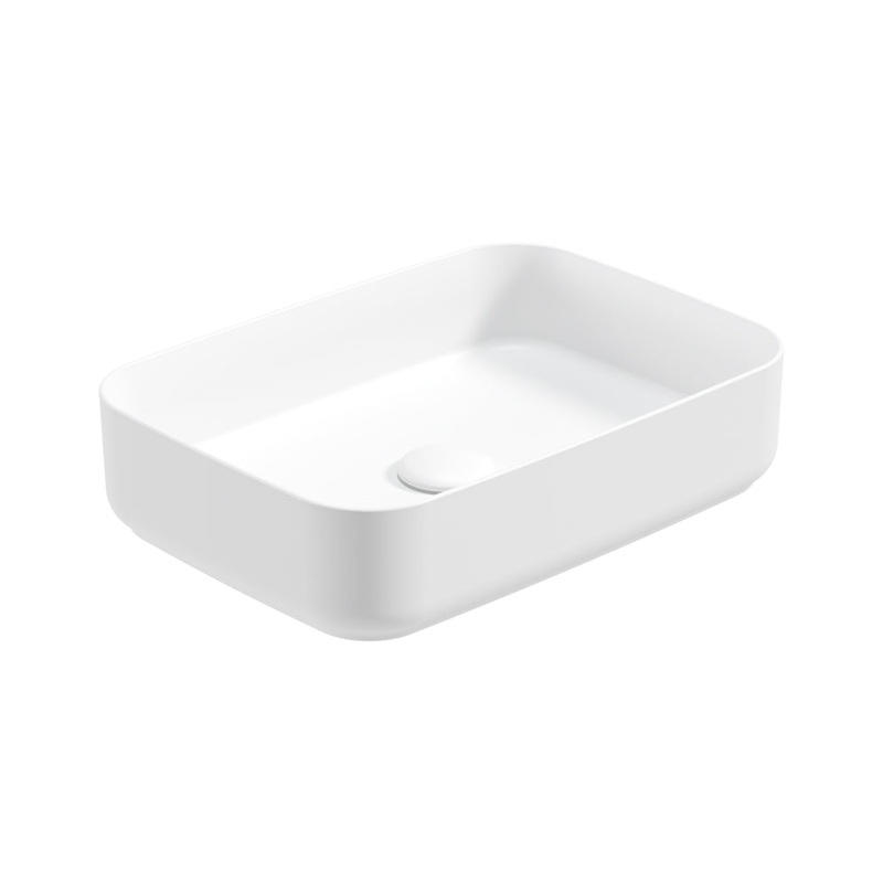 AVANTI Square Countertop Wash Basin & Ceramic Click Clack Waste